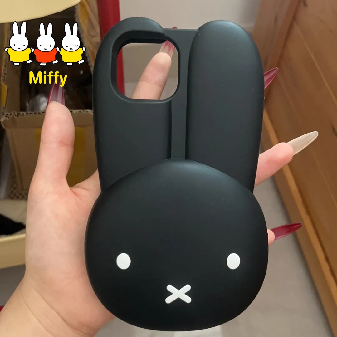 Phone Cases Big W - Czarne silikonowe etui na telefon z