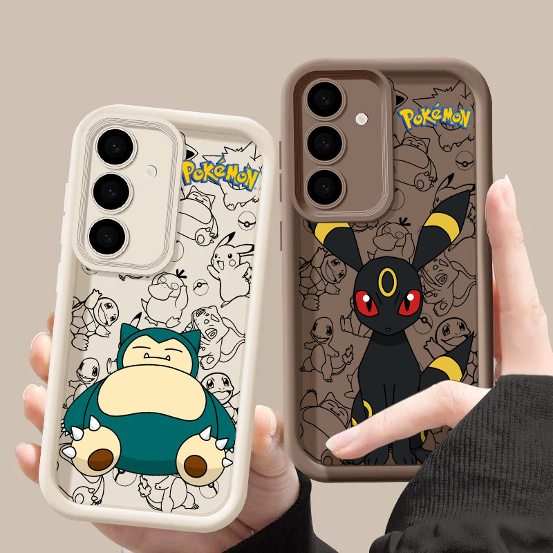 Phone Cases Galaxy S23 - Etui Snorlaxs Umbreons P-Pokemons Anime S26