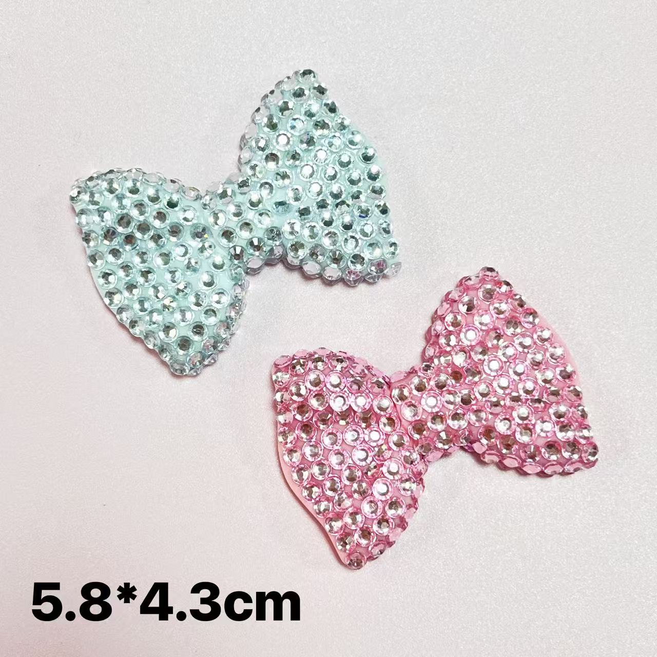 Phone Cases Junk - 2 szt. Luksusowe, duże żywiczne kokardki
