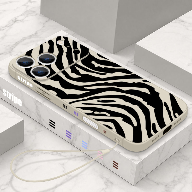 Phone Cases Zebra - Silikonowe etui na telefon z wzorem