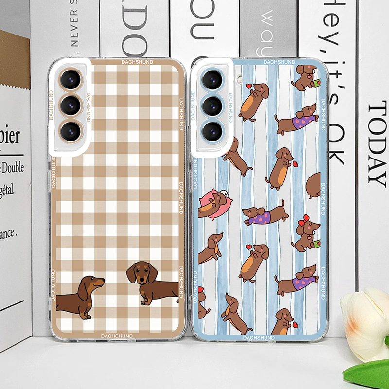 Phone Cases Galaxy S23 - Urocze etui na telefon z jamnikiem