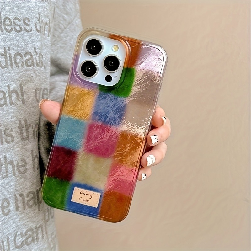 Phone Cases Store - Retro Jesienno-Zimowe Kolorowe Etui na Telefon