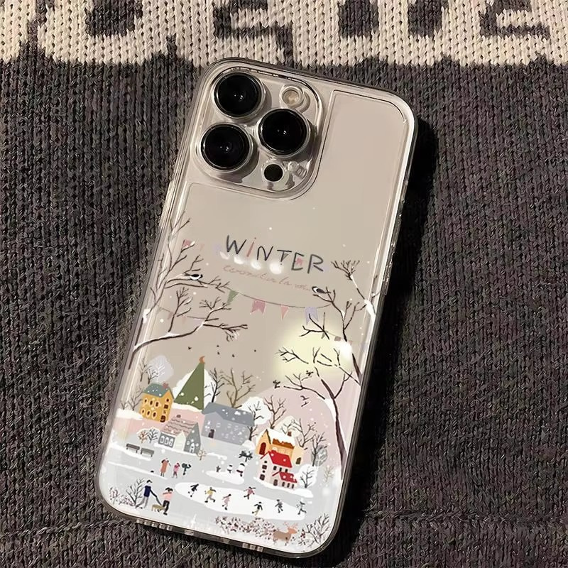 Piękne zimowe etui na telefon  – Phone Cases For Samsung S21 5G recenzja i cena