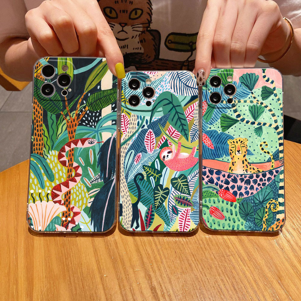 Tropical Jungle Print Leopard  – Phone Cases Zebra recenzja i cena