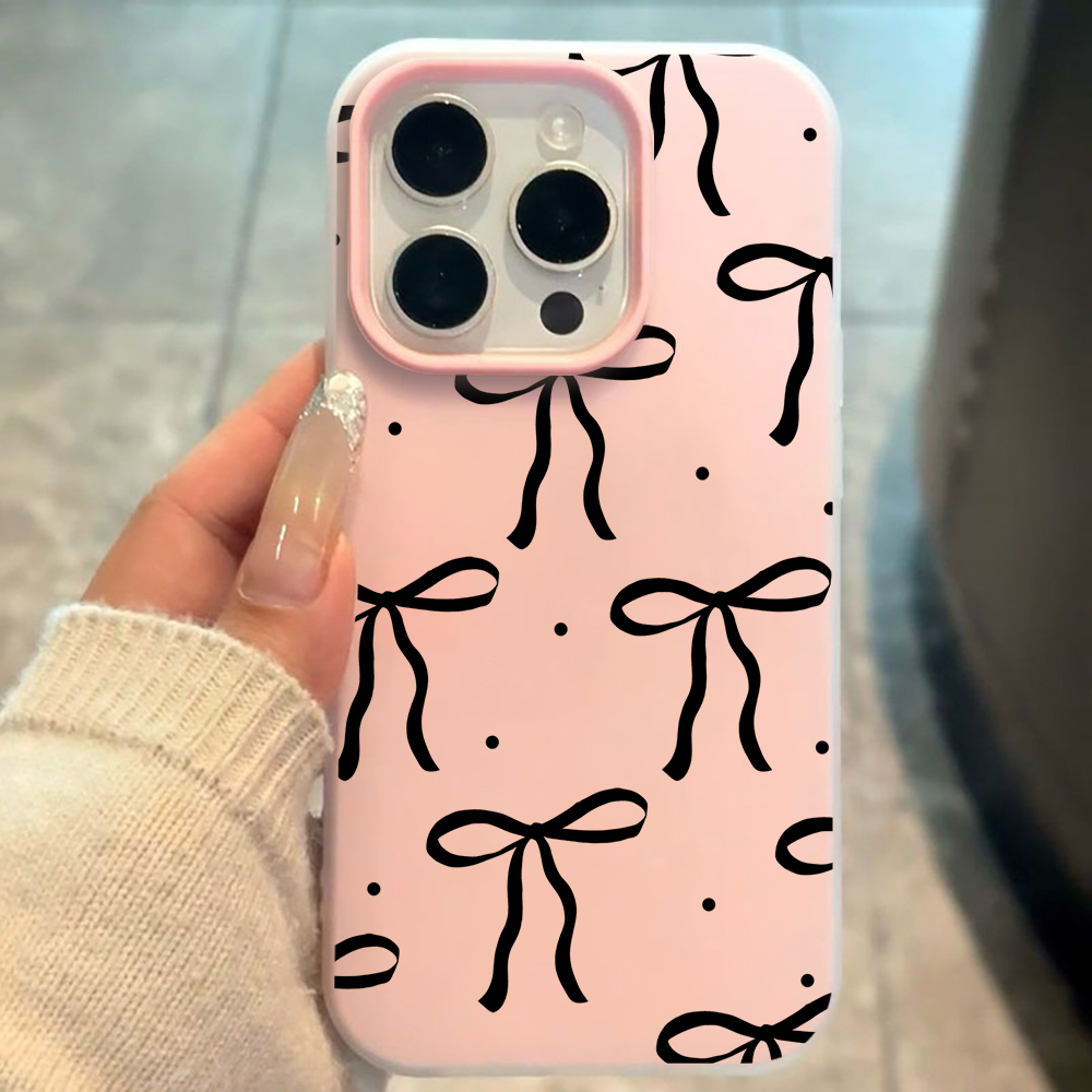 INS Big Black Bow Pattern SIli – Phone Cases Xiaomi 14T recenzja i cena