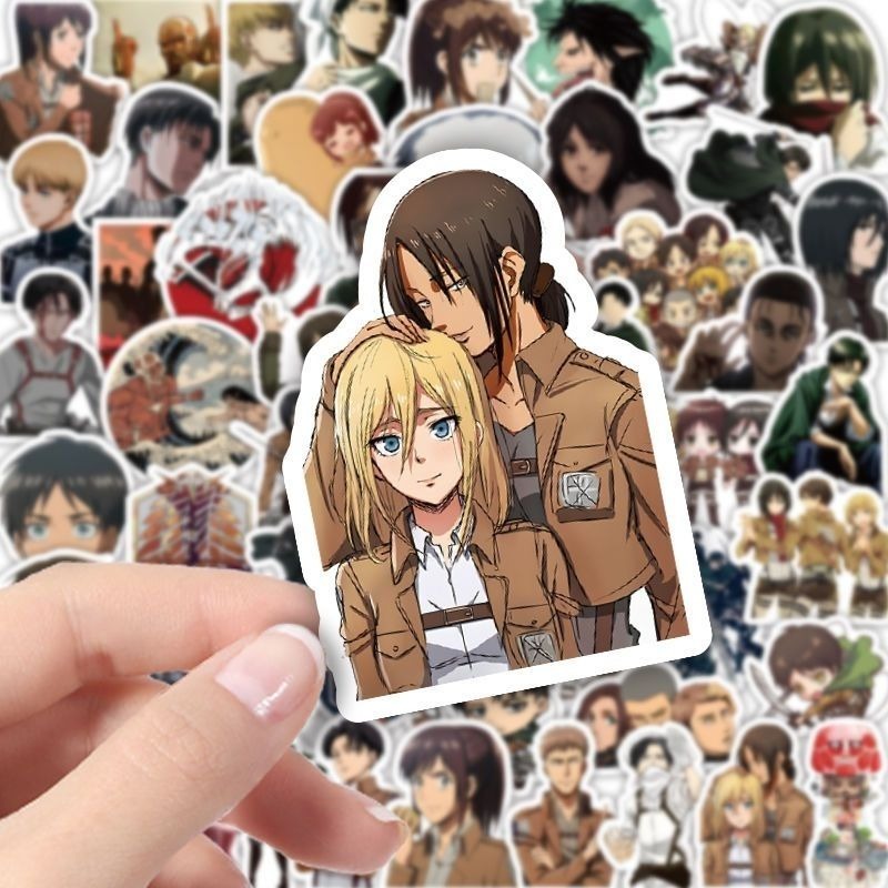 60 szt. Naklejek Anime Atak Ty – Phone Cases Beach recenzja i cena