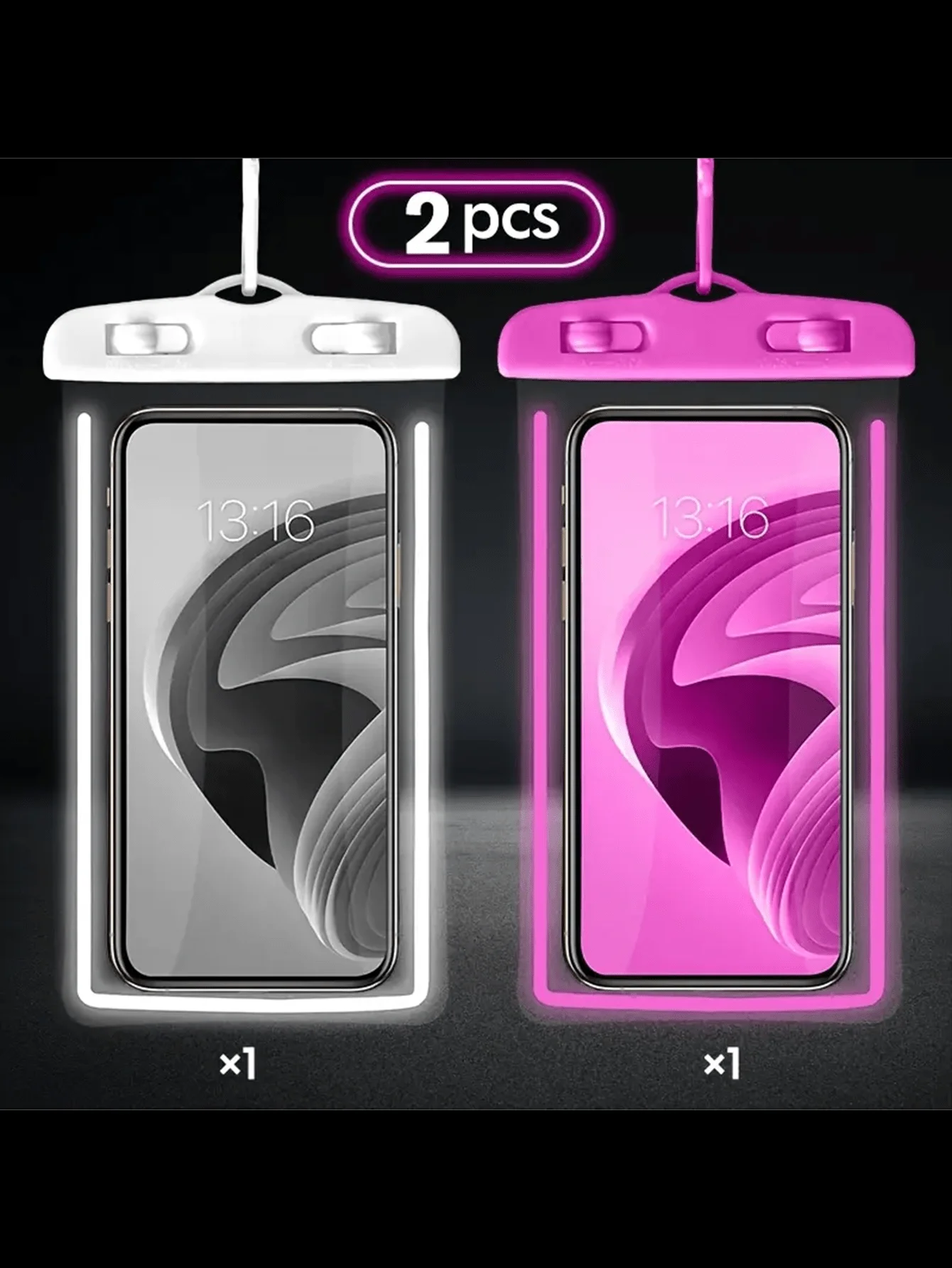 2-pak Świecących, Wodoodpornyc – Phone Cases Beach recenzja i cena
