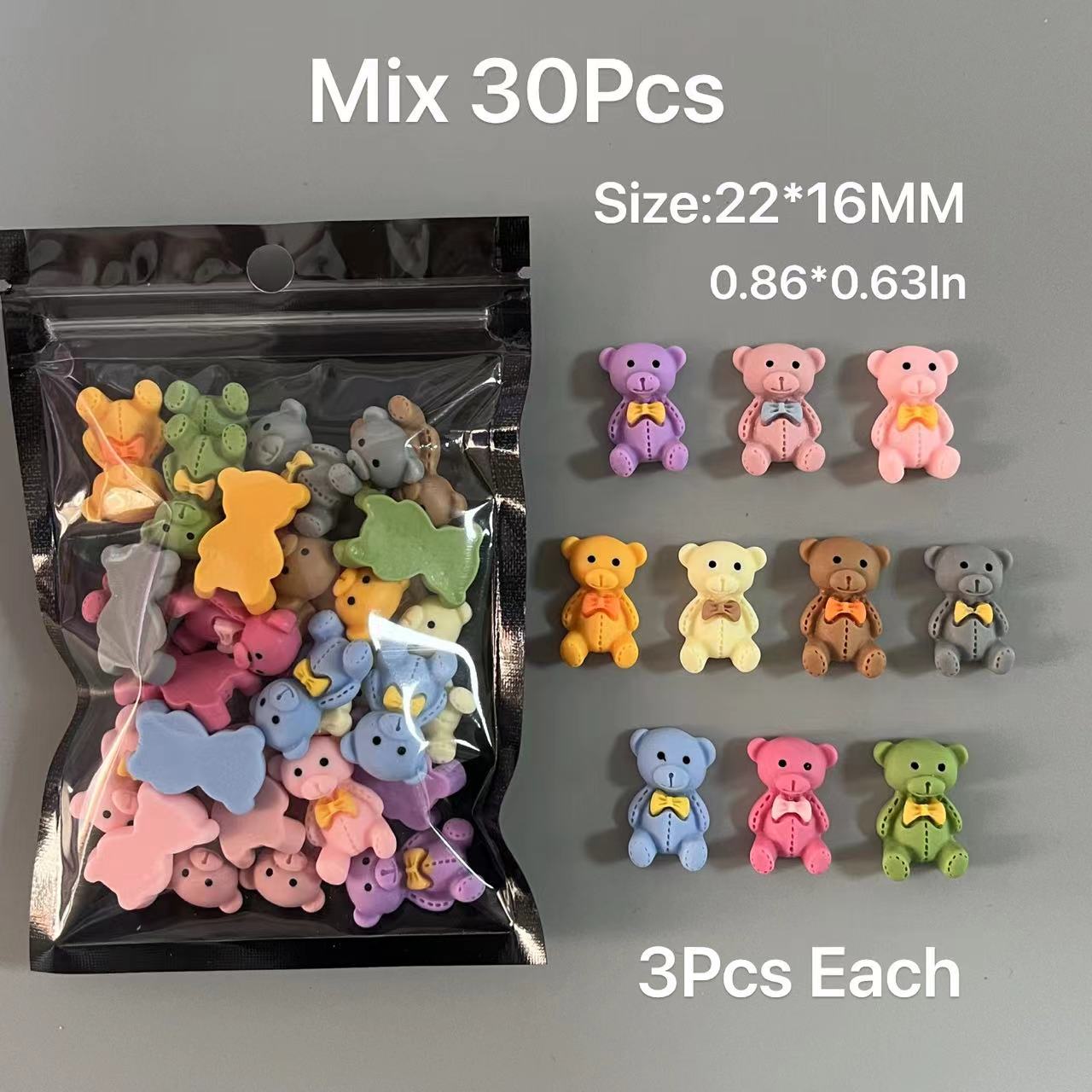 30Pcs Mix Cartoon Bear Bunny H – Phone Cases Junk recenzja i cena