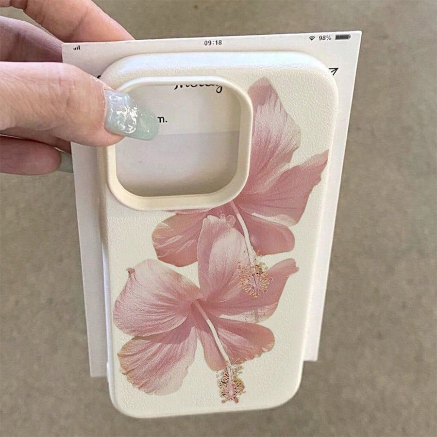 Różowy Hibiskus Eleganckie, es – Apple Iphone 15 Pro Max recenzja i cena