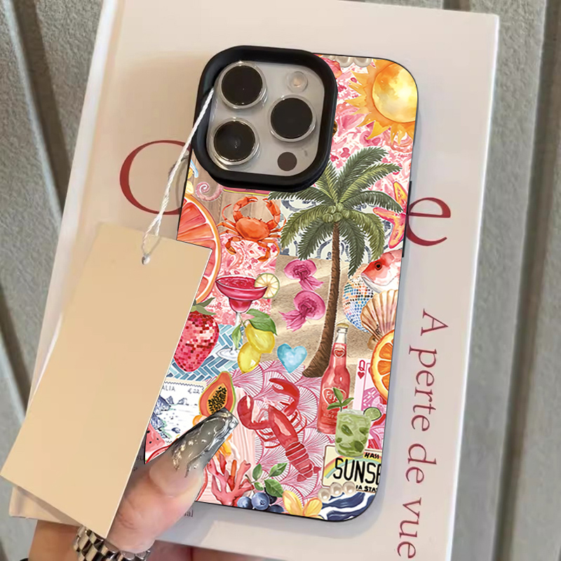 Letni Wzór Kolażu Plażowego, T – Phone Cases Beach recenzja i cena